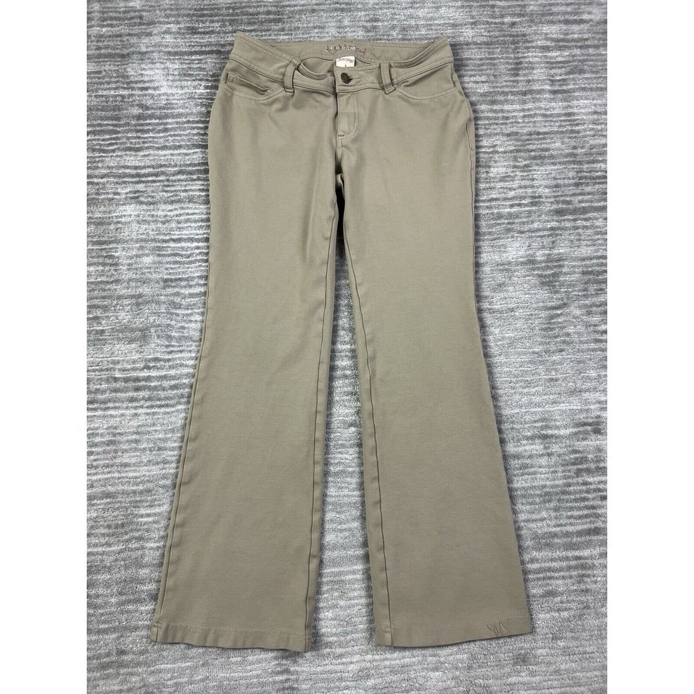 Faded Glory Pants Womens 6 Brown Straight Leg‎ Rayon Blend Casual